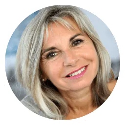 Senior woman smiling while enjoying a relaxed and healthy moment